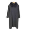 ベルタボーノ BELTA BUONO pure cashmere カシミヤ100襟ファー比翼ステンカラーコート レディース 11