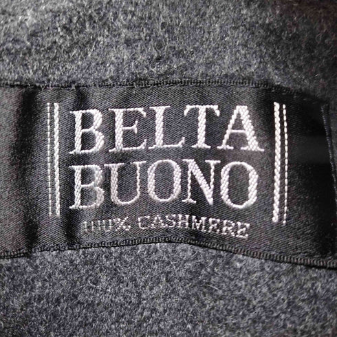 ベルタボーノ BELTA BUONO pure cashmere カシミヤ100襟ファー比翼ステンカラーコート レディース 11