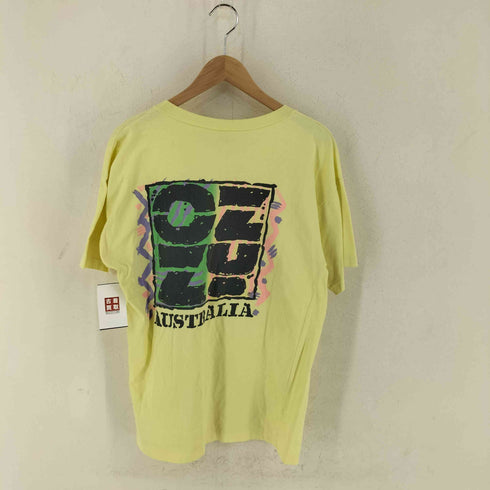 オーストラリア製 シングルステッチ カントリープリントTシャツ メンズ L