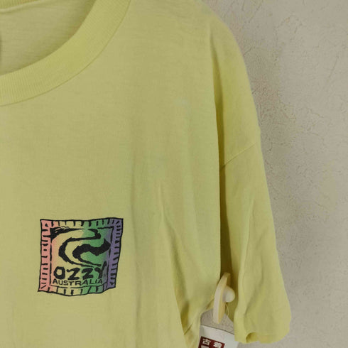 オーストラリア製 シングルステッチ カントリープリントTシャツ メンズ L
