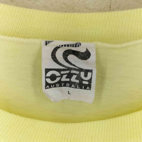 オーストラリア製 シングルステッチ カントリープリントTシャツ メンズ L