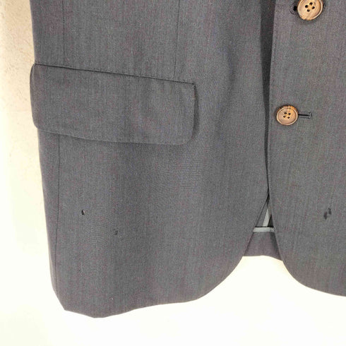 バーバリーズ BURBERRYS cashmere カシミヤ混2Bテーラードジャケット メンズ