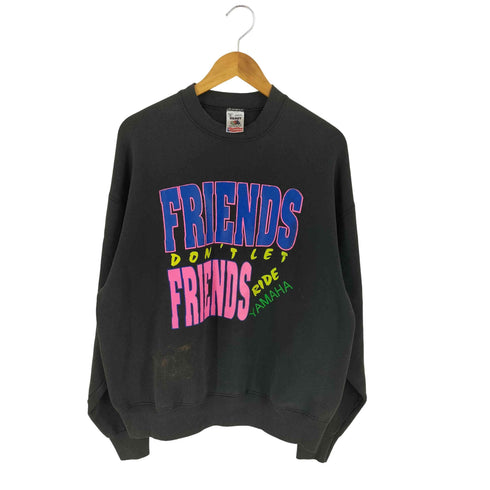 フルーツオブザルーム FRUIT OF THE LOOM 90S USA製 企業プリントスウェット メンズ XL