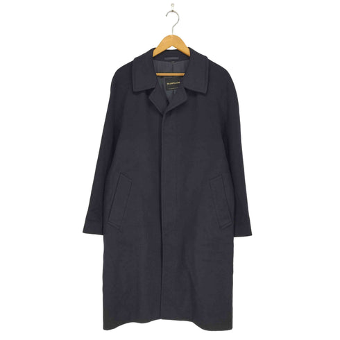 Mr.SWALLOW pure cashmere カシミヤ100 比翼ステンカラーコート メンズ 92A5