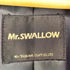 Mr.SWALLOW pure cashmere カシミヤ100 比翼ステンカラーコート メンズ 92A5