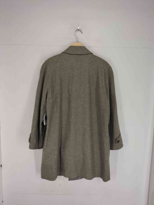 WIND ARMOR pure cashmere カシミヤ100比翼ステンカラーハーフコート メンズ LL