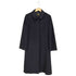 pure cashmere カシミヤ100比翼ステンカラーコート レディース 11AR