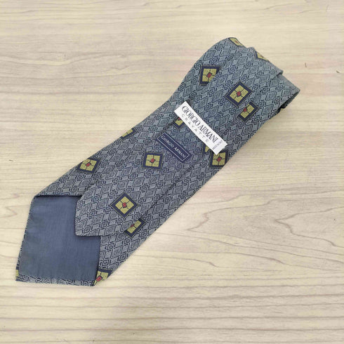 ジョルジオアルマーニ Giorgio Armani CRAVATTE 総柄シルクネクタイ メンズ