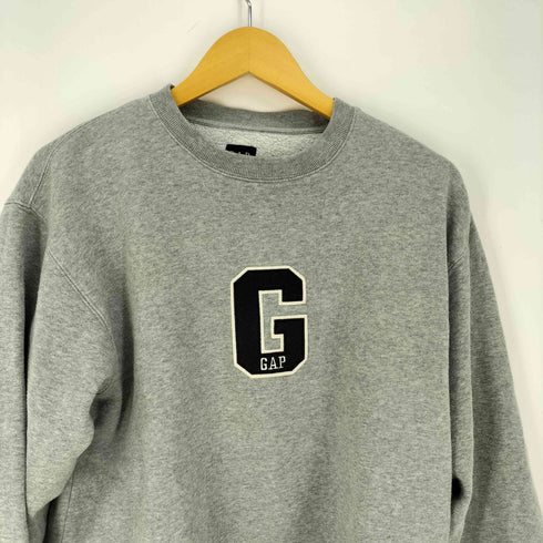 ギャップ Gap 00S 紺タグ old フェルトパッチロゴ プルオーバー スウェット プルオーバー メンズ import:S