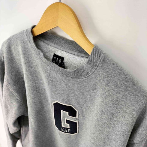 ギャップ Gap 00S 紺タグ old フェルトパッチロゴ プルオーバー スウェット プルオーバー メンズ import:S
