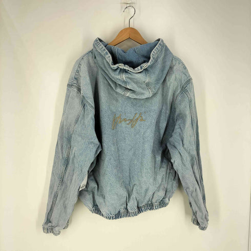 ザラ ZARA ウォッシュド フーデッド ジャケット メンズ import:L