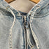 ザラ ZARA ウォッシュド フーデッド ジャケット メンズ import:L