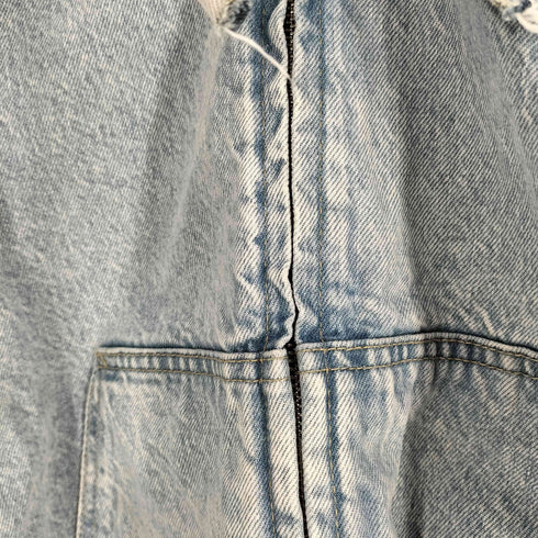 ザラ ZARA ウォッシュド フーデッド ジャケット メンズ import:L