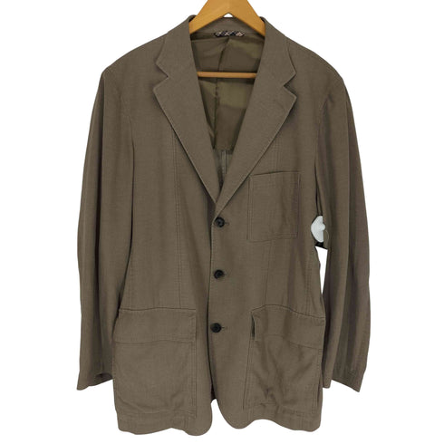 ザスコッチハウス The Scotch House 麻 リネン混 背抜 3B テーラードジャケット メンズ import:M