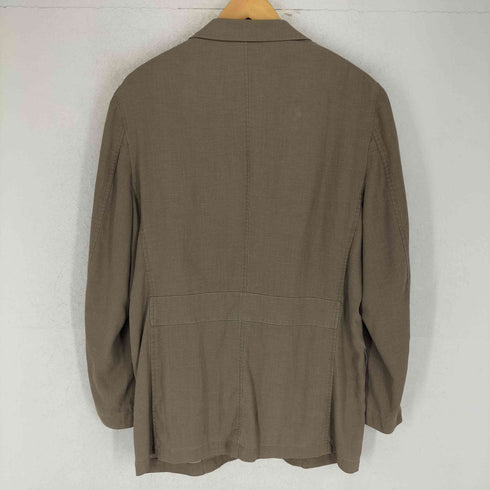 ザスコッチハウス The Scotch House 麻 リネン混 背抜 3B テーラードジャケット メンズ import:M