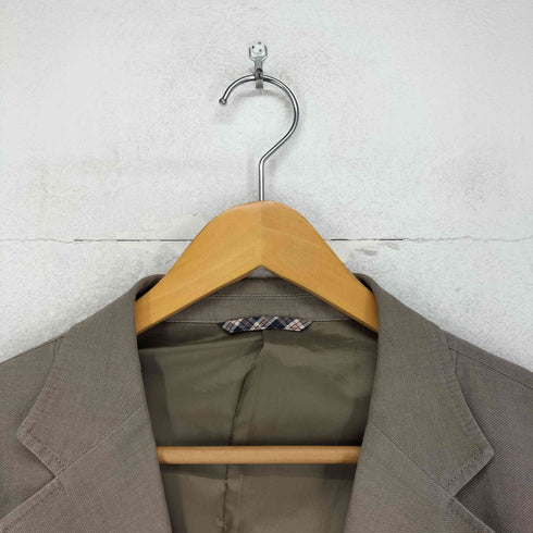 ザスコッチハウス The Scotch House 麻 リネン混 背抜 3B テーラードジャケット メンズ import:M