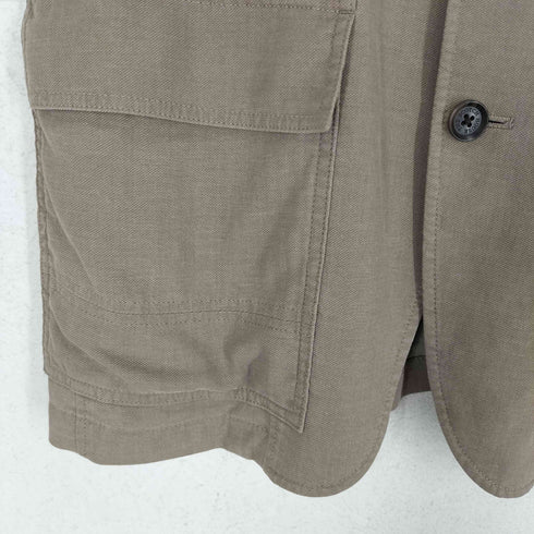 ザスコッチハウス The Scotch House 麻 リネン混 背抜 3B テーラードジャケット メンズ import:M