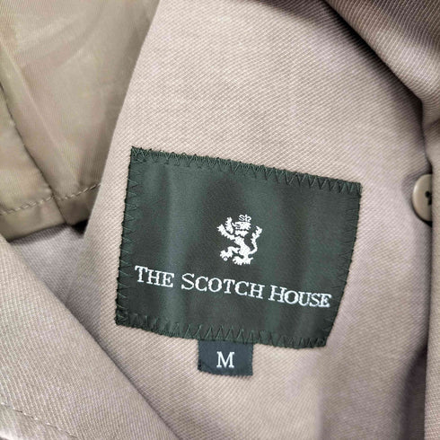 ザスコッチハウス The Scotch House 麻 リネン混 背抜 3B テーラードジャケット メンズ import:M