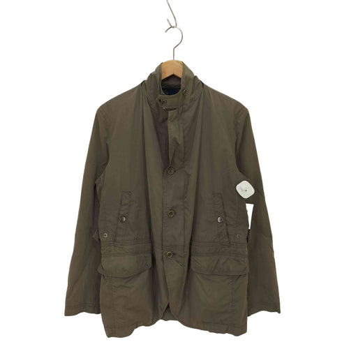 ヘンリーコットンズ Henry Cottons 比翼ジップ チンスト マルチポケット ワーク ジャケット 裏地チェック メンズ EUR:46