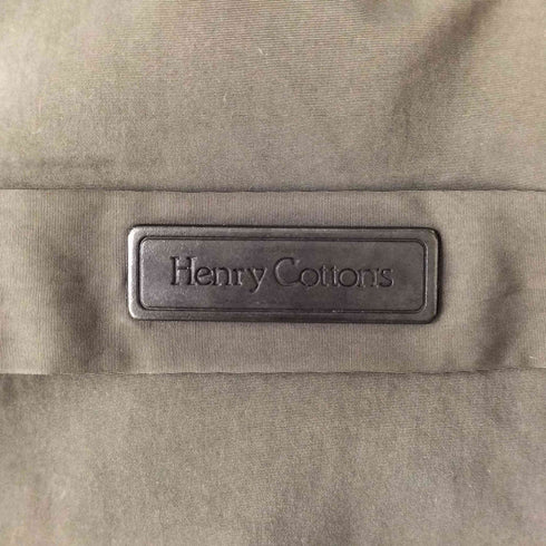ヘンリーコットンズ Henry Cottons 比翼ジップ チンスト マルチポケット ワーク ジャケット 裏地チェック メンズ EUR:46