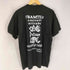 両面プリントバンドTシャツ メンズ L