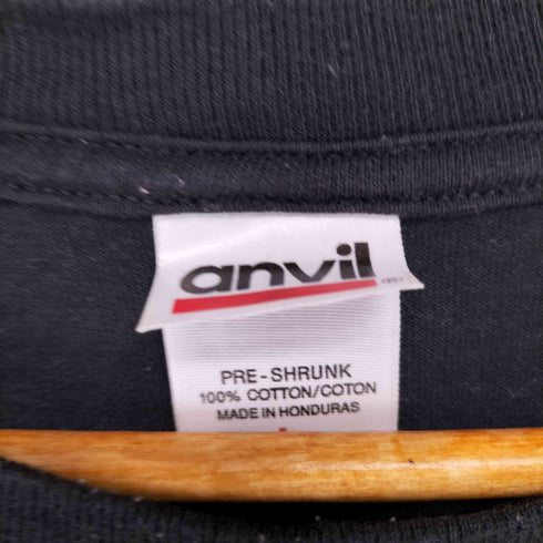 アンビル Anvil フロントプリントバンドTシャツ メンズ L