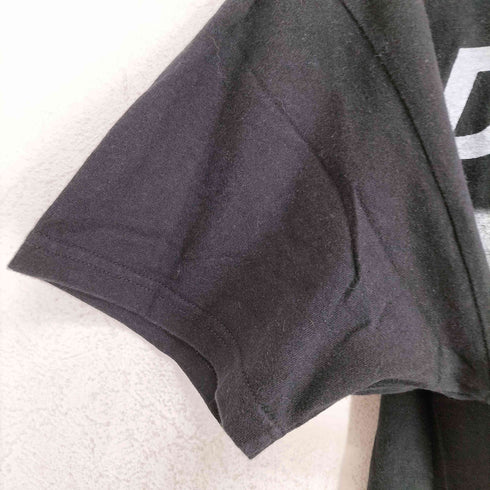 fuudobrain フロントプリントクルーネックバンドTシャツ メンズ XL
