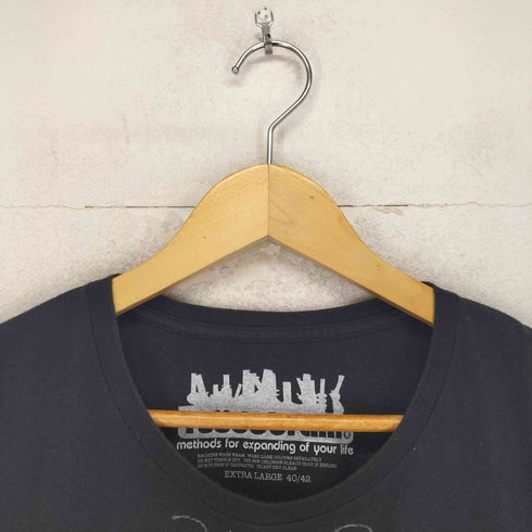 FUUDOBRAIN フロントプリントクルーネックTシャツ メンズ XL