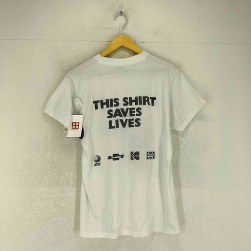 スクリーンスターズ SCREEN STARS コピーライト1985年 シングルステッチ チャリティーコンサート両面プリント S/S Tシャツ メンズ L