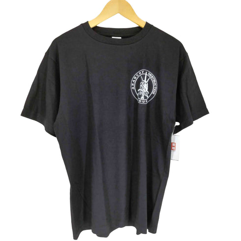 両面プリントバンドTシャツ メンズ L