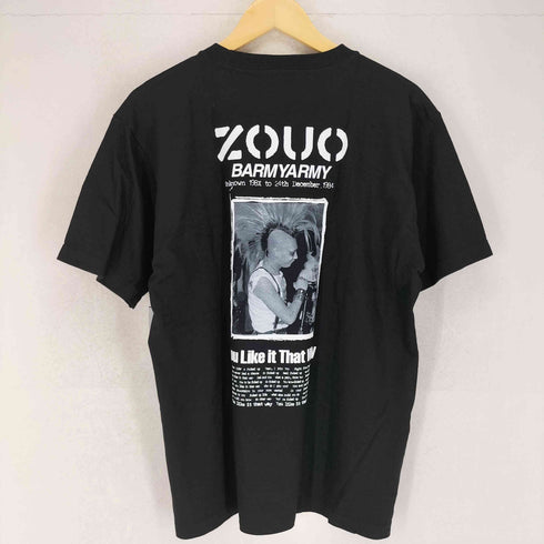両面プリントバンドTシャツ メンズ L