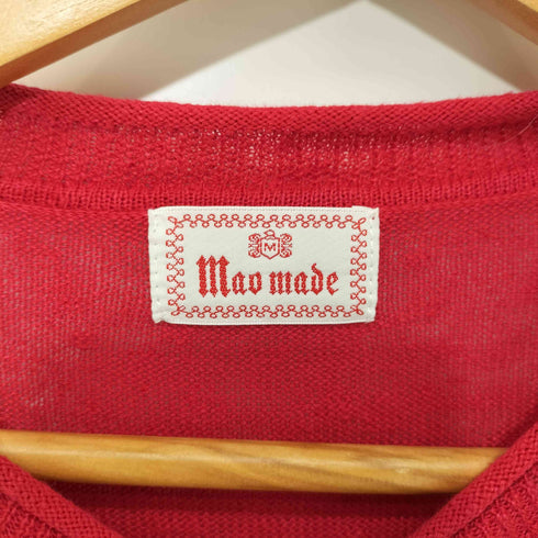 マオメイド mao made リネン100 ロールアップ カーディガン レディース FREE