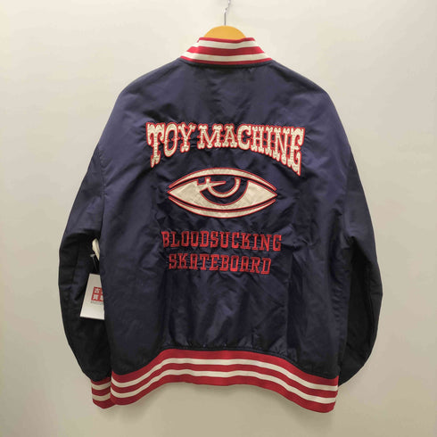 トイマシーン TOY MACHINE TM & EYE STADIUM JACKET 両面刺繍 ナイロン バーシティ スタジアム ジャケット スタジャン メンズ JPN:M