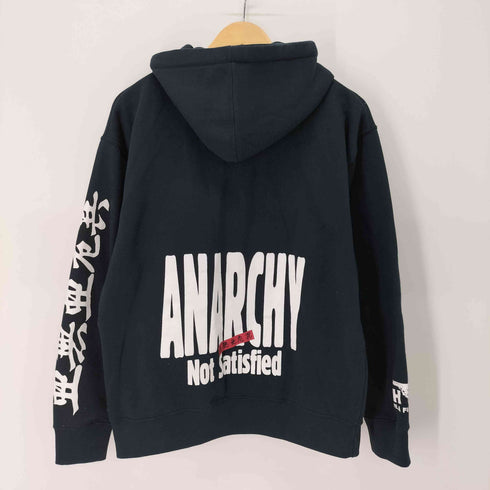ルードギャラリー RUDE GALLERY 亜無亜危異 コラボ ANARCHY アナーキージップアップ フーディー パーカー 裏起毛 メンズ JPN:L