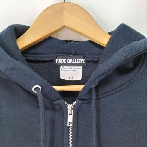 ルードギャラリー RUDE GALLERY 亜無亜危異 コラボ ANARCHY アナーキージップアップ フーディー パーカー 裏起毛 メンズ JPN:L