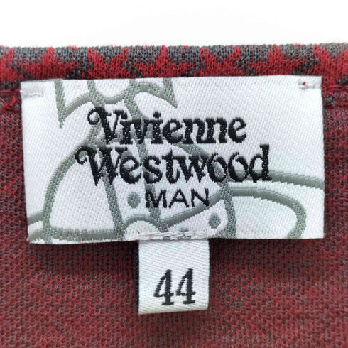 ヴィヴィアンウエストウッドマン Vivienne Westwood MAN オーブ刺繍 星 総柄 アシンメトリーカットソー レディース 44