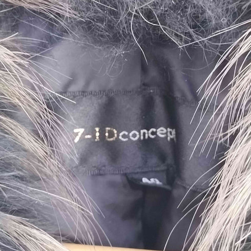 7-idconcept チャイニーズラクーンファー ダウンコート レディース JPN:40