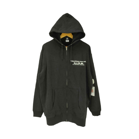 G.I.S.M stlTH SKULL WING ZIP UP HOODIE パーカー メンズ import:XL