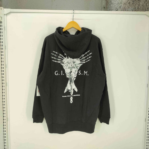 G.I.S.M stlTH SKULL WING ZIP UP HOODIE パーカー メンズ import:XL
