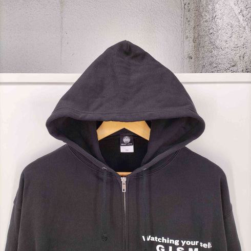 G.I.S.M stlTH SKULL WING ZIP UP HOODIE パーカー メンズ import:XL