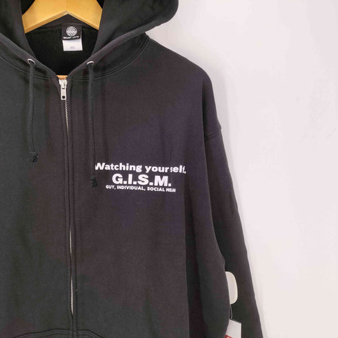 G.I.S.M stlTH SKULL WING ZIP UP HOODIE パーカー メンズ import:XL