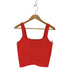 ザラ ZARA スクエアネック リブ タンクトップ レディース import:M