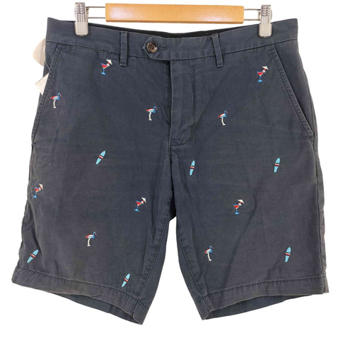 トミーヒルフィガー TOMMY HILFIGER BROOKLYN SHORT 刺繍 総柄 ハーフパンツ メンズ 32