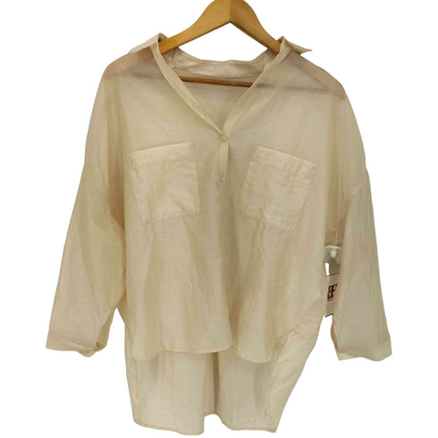 アイテムズアーバンリサーチ ITEMS URBAN RESEARCH 25ss シアーポケットスキッパーシャツ レディース FREE