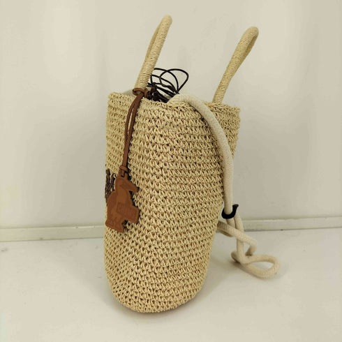 チャムス CHUMS ペーパーロープショルダーバッグ カゴバッグ Paper Rope Shoulder Bag レディース