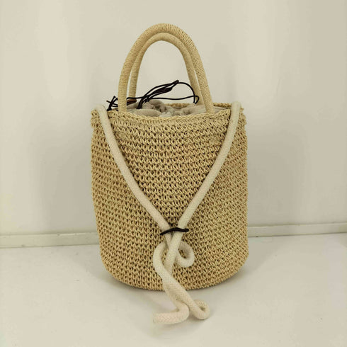 チャムス CHUMS ペーパーロープショルダーバッグ カゴバッグ Paper Rope Shoulder Bag レディース