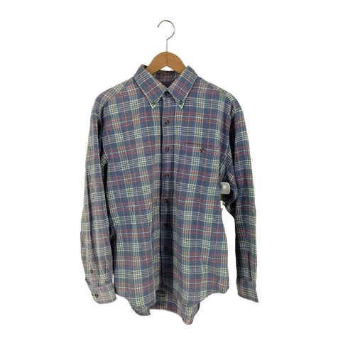 エーグル AIGLE チェック ボタンダウン ネルシャツ メンズ L