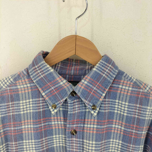 エーグル AIGLE チェック ボタンダウン ネルシャツ メンズ L
