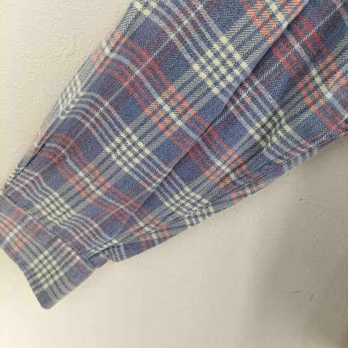 エーグル AIGLE チェック ボタンダウン ネルシャツ メンズ L