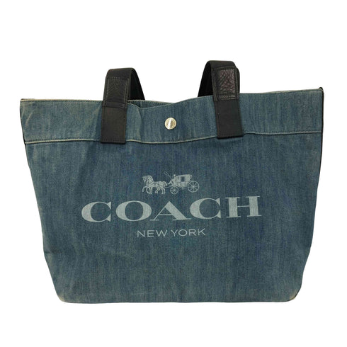 コーチ COACH デニムトートバッグ レディース